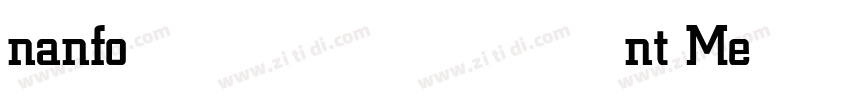 nanfont Medium字体转换